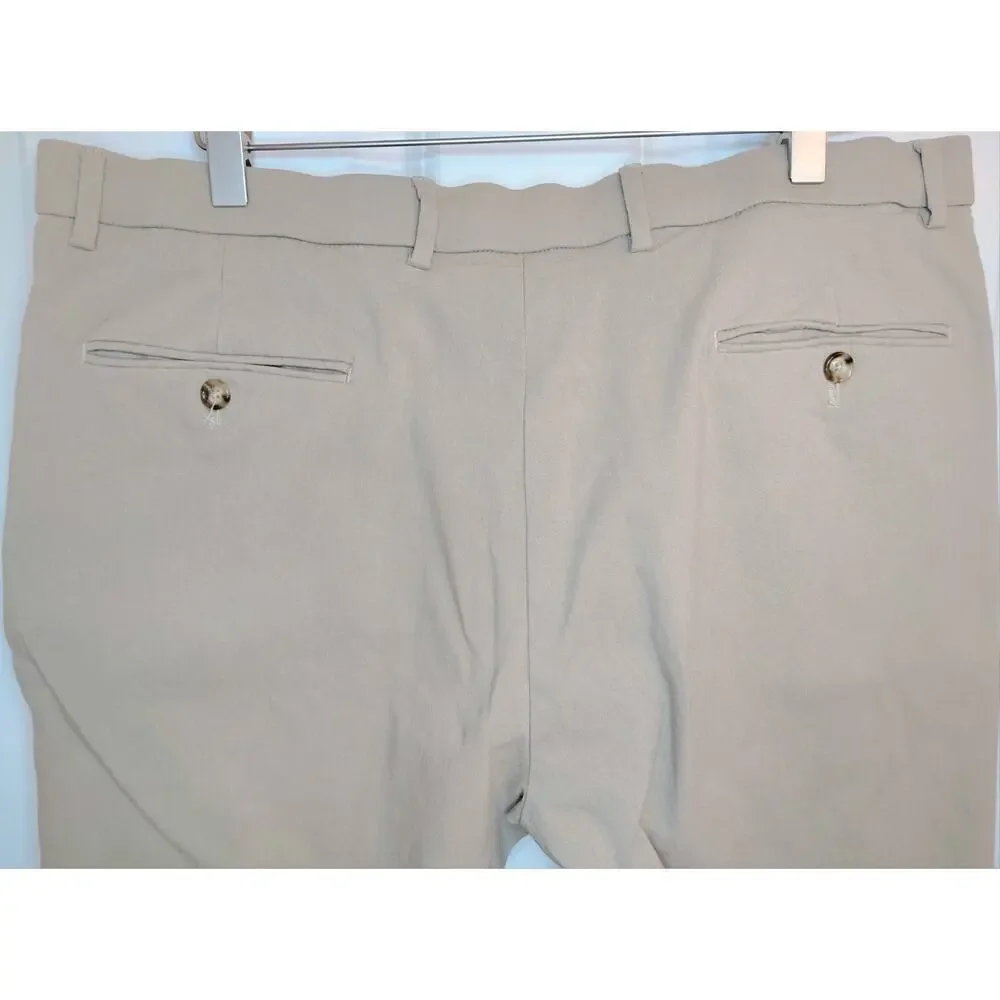 Tommy Hilfiger Mens TH Flex Modern Fit Performance Dress Pants Khaki 39x29 Golf